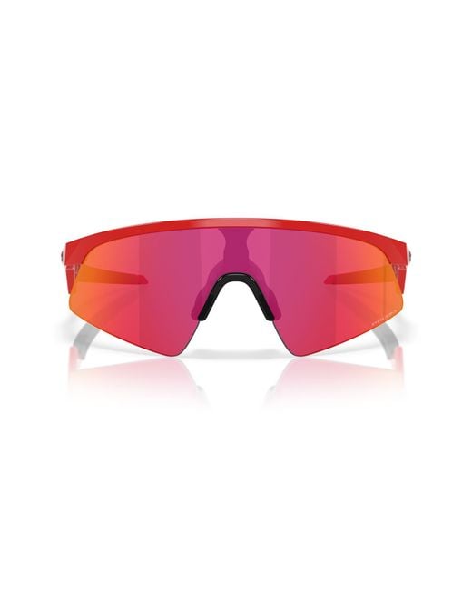 Oakley Pink Prizm Everyday 28Mm Rectangular Sunglasses for men