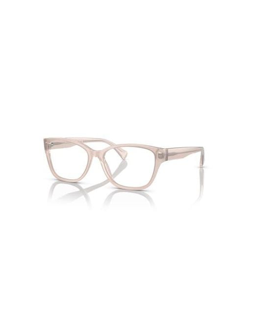 Ralph Pink 55Mm Rectangle Optical Glasses