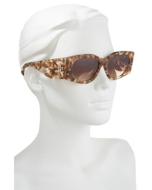 Tory Burch Brown Large Sunglasses