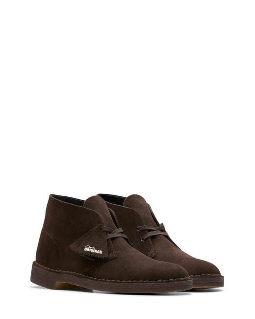 Clarks Brown Clarks Desert Chukka Boot for men