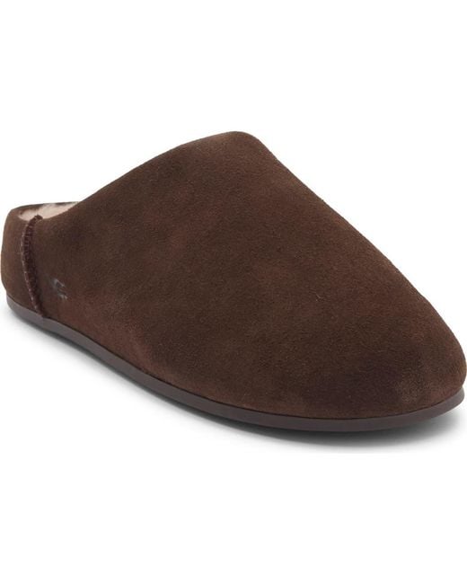 Ugg Brown Elea Suede Slipper