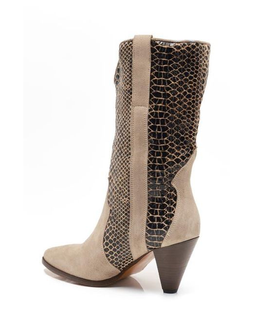 Free People Brown Taper Heel Western Boot