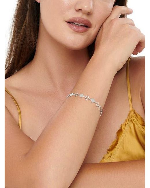 DEVATA White Clover Chain Bracelet