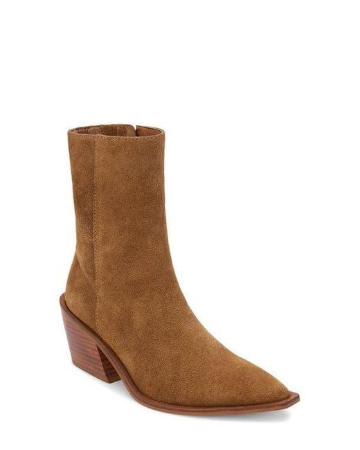 Matisse Brown Cleo Pointed Toe Bootie