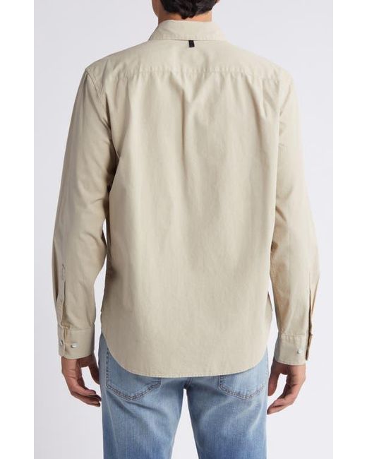 Rag & Bone Natural Finch Ripstop Button-Up Shirt for men
