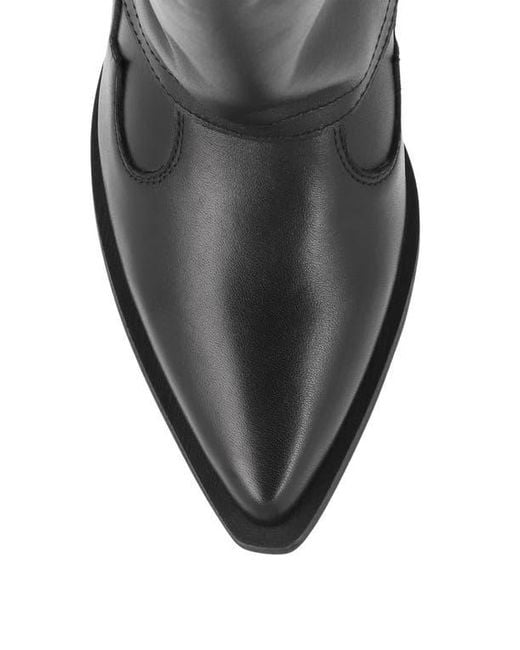MIA Black Deston Pointed Toe Western Boot
