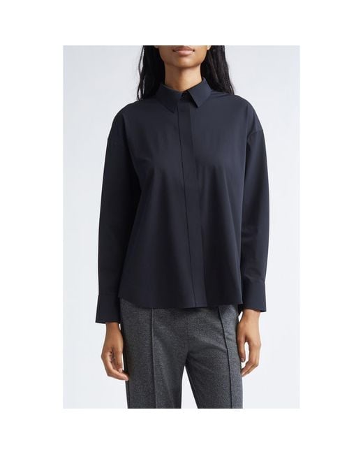 MM by Max Mara Black Ululo Button-Up Shirt