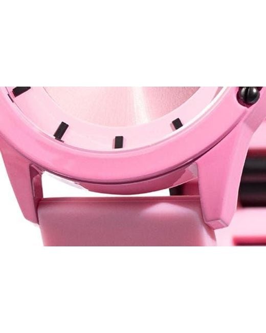 SPGBK WATCHES Pink Hillendale Silicone Strap Watch, 44Mm