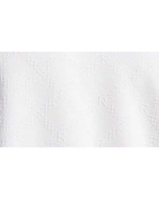 Rhone White Fairway Performance Golf Polo for men