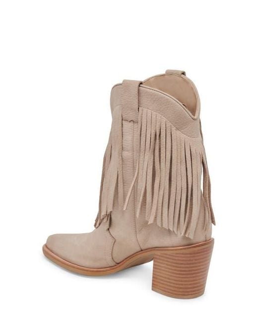 Dolce Vita Brown Kaylie Pointed Toe Western Boot