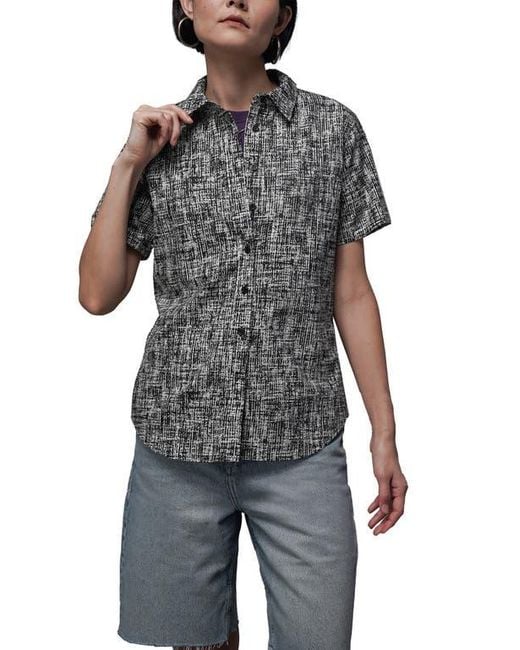 WILDFANG Black The Essential Button Up