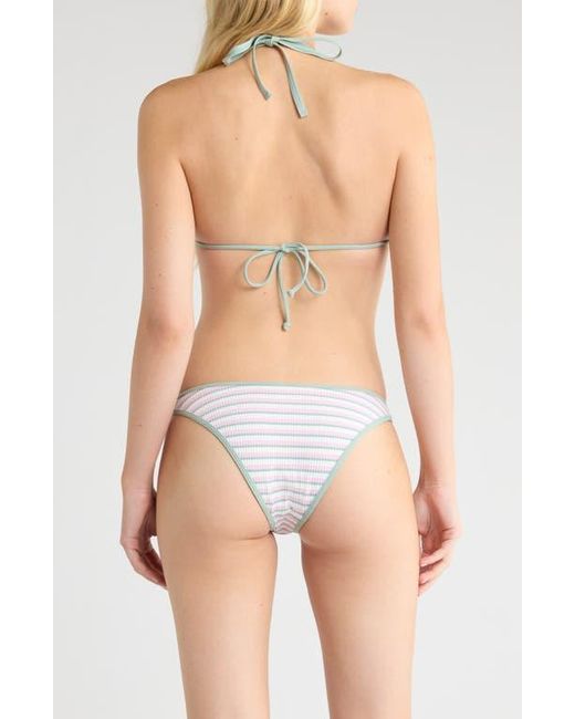 PacSun Blue Skyrocket High Leg Bikini Bottoms
