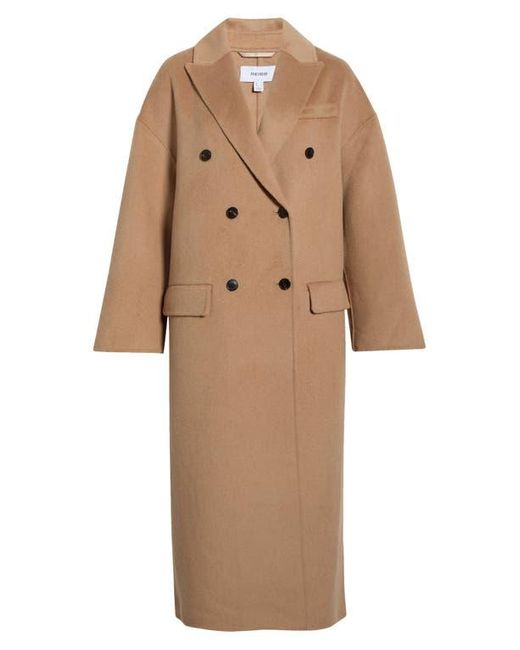 Reiss Natural Lara Double Breasted Coat