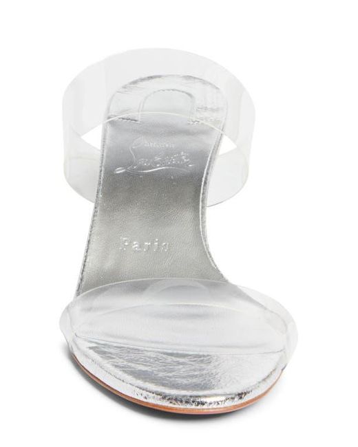 Christian Louboutin White Just Nothing Sandal