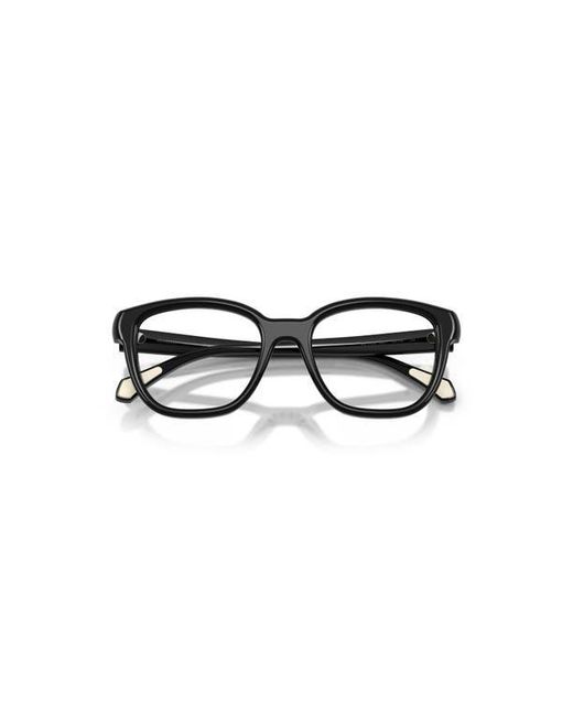 Moncler Black 53Mm Rectangle Optical Glasses