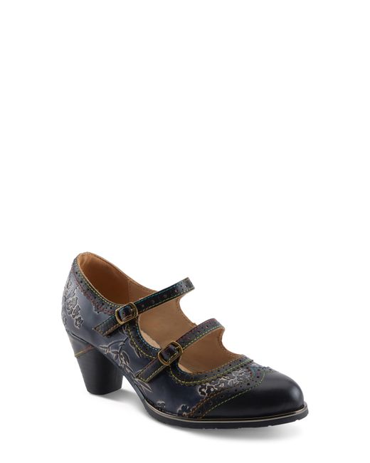 Spring Step Black Gaviria Mary Jane Pump