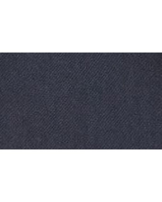 Rails Blue Archer Flat Front Cotton & Linen Shorts for men