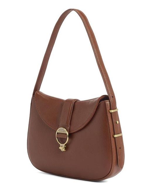 Barbour Brown Alder Leather Sling Bag