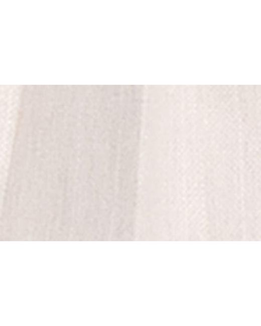 Theory White Pleated Front Shorts