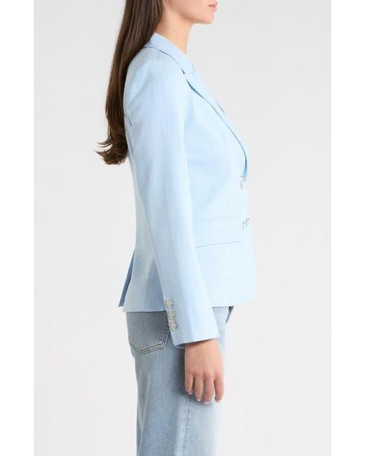 Vince Camuto Blue Double Breasted Jacket