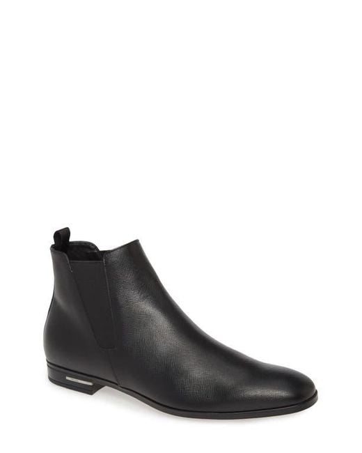 Prada Black Chelsea Boot for men