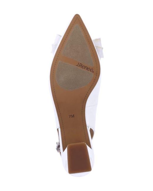 J. Reneé White Kimma Pointed Toe Pump