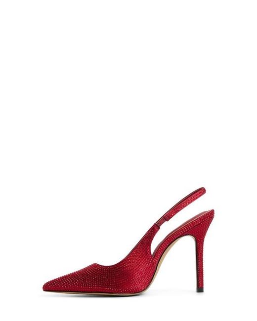ALDO Red Lovebloom Slingback Pointed Toe Pump