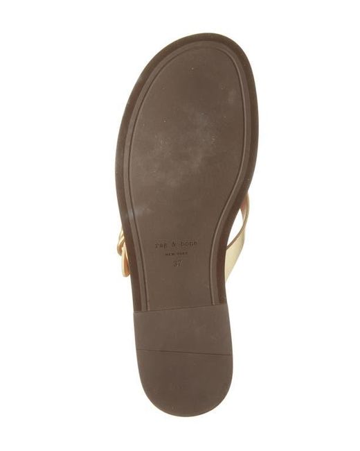 Rag & Bone Brown Gia Flip Flop