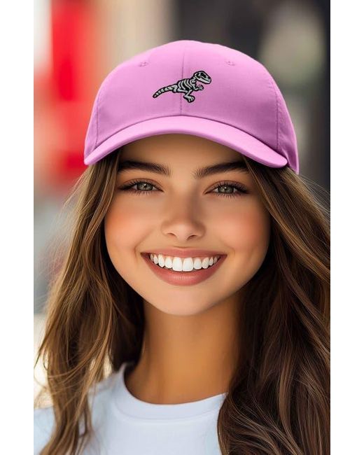 Alix Pink Fossil Embroidered Outdoor Hat for men