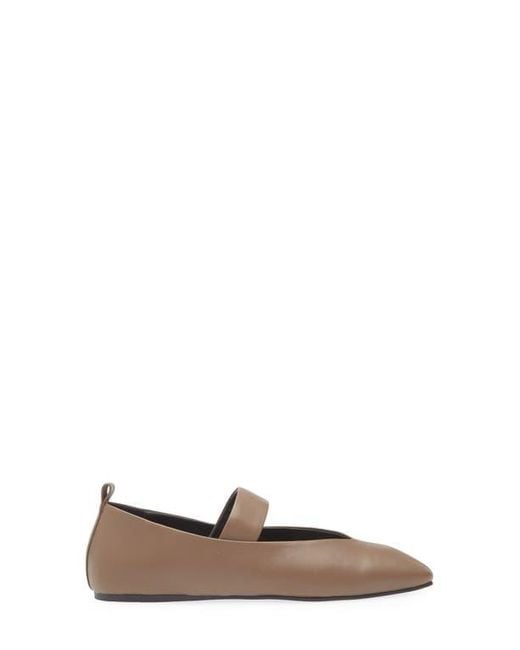Tony Bianco Brown Hawaii Mary Jane Flat