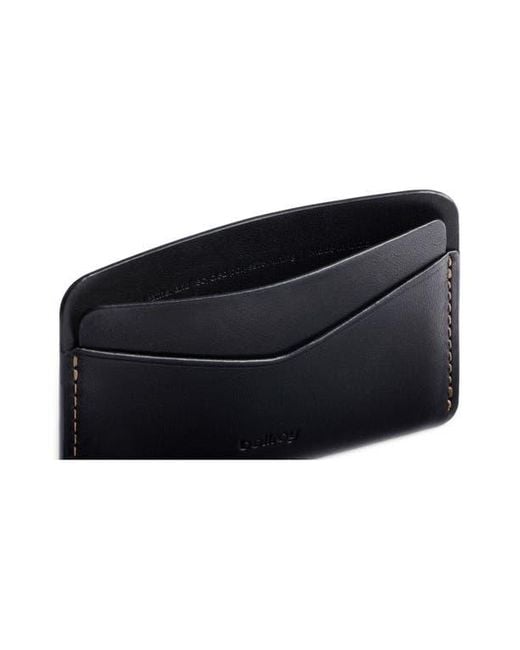 Bellroy Black Leather Rfid Card Case