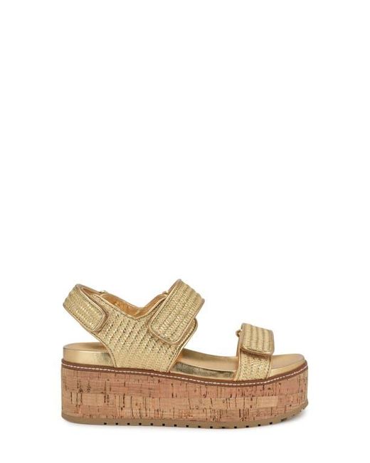 Nine West Natural Heavin Platform Wedge Sandal