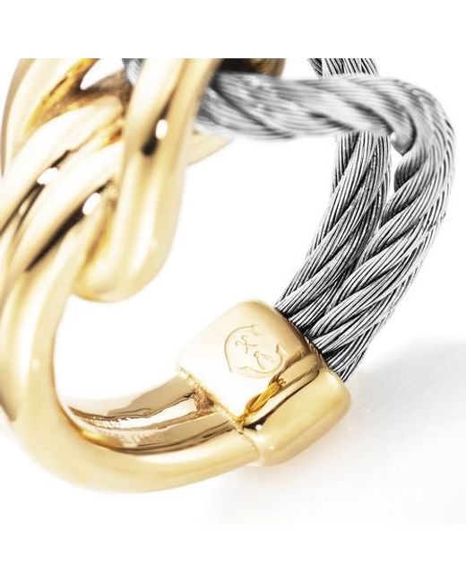 Charriol Metallic Celtic Knot Ring