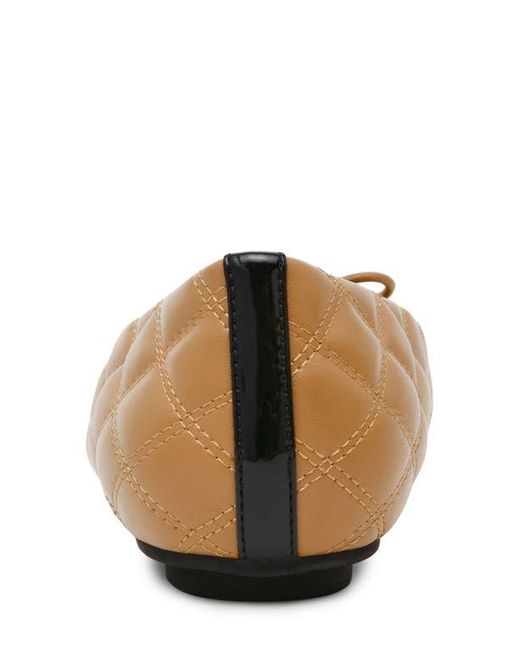 Anne Klein Black Luci Cap Toe Ballet Flat