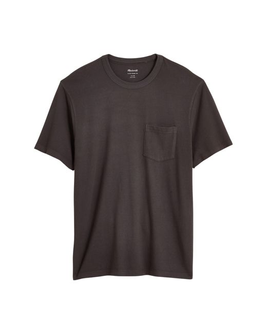 Madewell Allday Garment Dyed Pocket T-shirt in Black for Men | Lyst