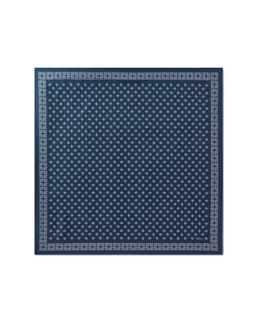 Mulberry Blue Square Scarf