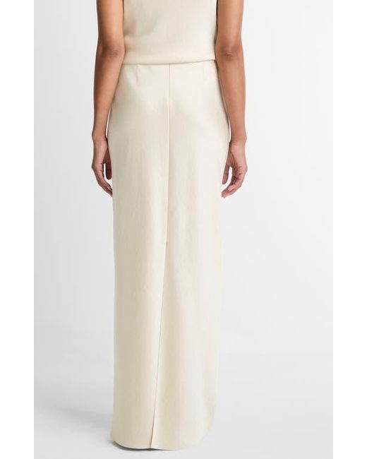 Vince Natural Satin Bias Column Skirt