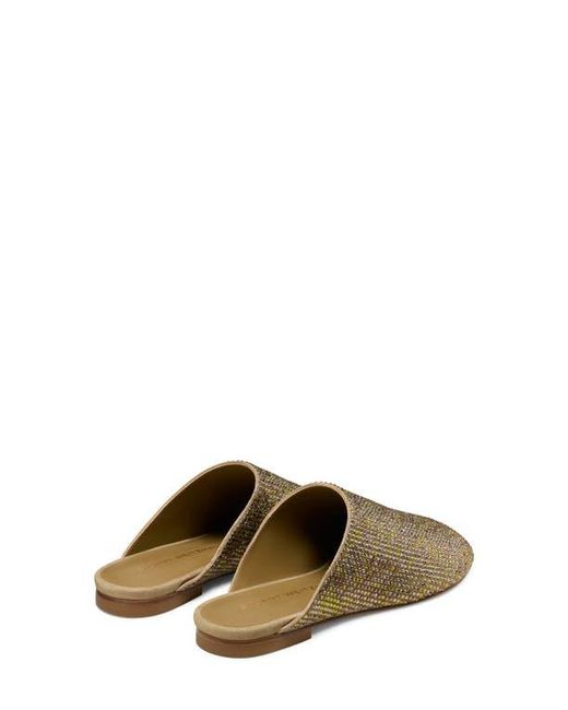Stuart Weitzman Brown Talia Shine Mule
