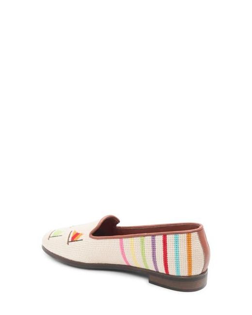 PAIGE Pink By Paige Needlepoint Nautical Flat