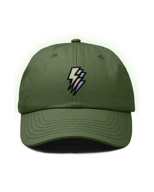 Alix Green Lightning Cap for men