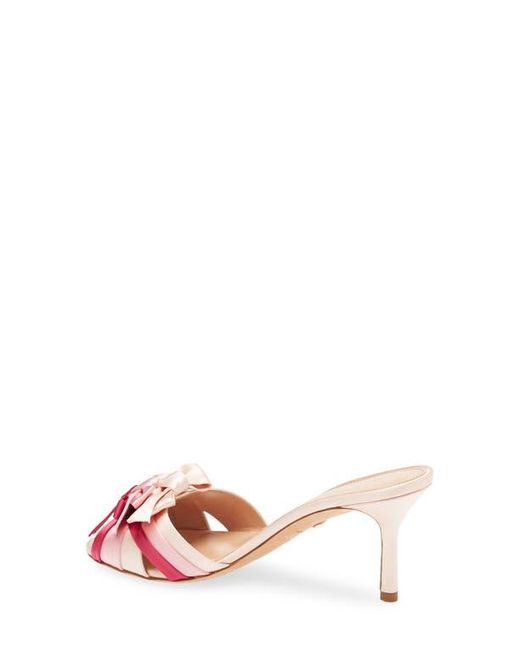Giambattista Valli Pink Satin Slide Sandal