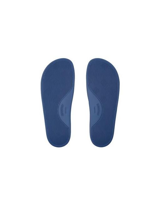 Burberry Blue Logo Slides for men