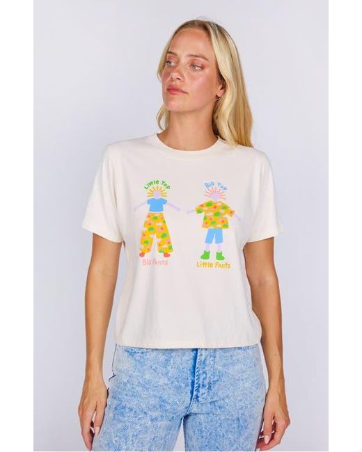 Mokuyobi White Crop Tee