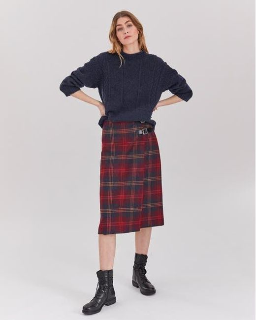Celtic & Co. Blue Midi Celt Kilt