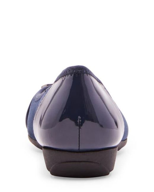 Anne Klein Blue Ulivera Ballet Flat