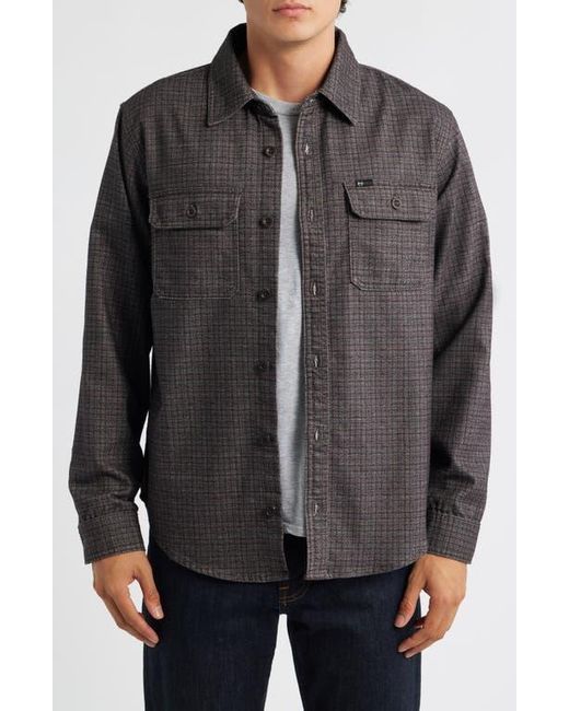 AG Jeans Black Wesley Relaxed Fit Utility Button-Up Shirt for men