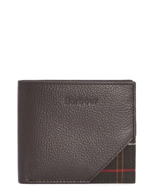 Barbour Gray Tarbert Leather Wallet