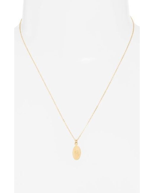 SET & STONES Metallic Zodiac Horoscope Pendant Necklace