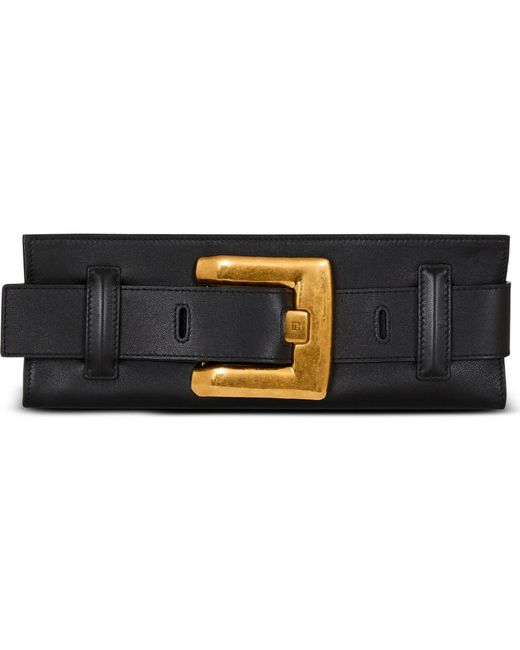 Balmain Black Anthem Clutch