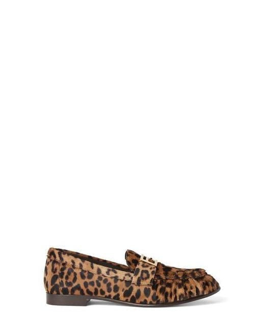 Fendi Brown Baguette Genuine Calf Hair Loafer